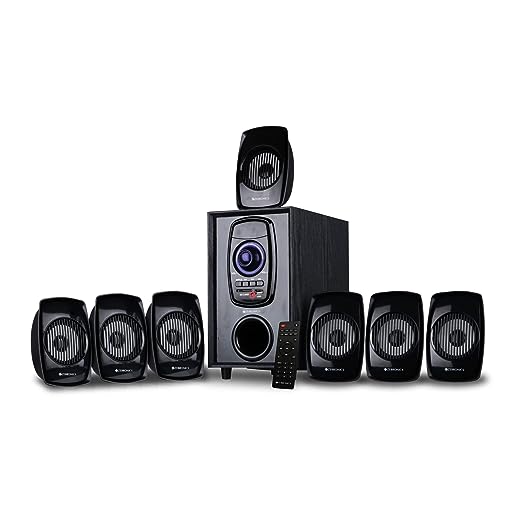 Zebronics ZEB-BT701RUCF Wireless Bluetooth Multimedia Speaker With Supporting AC3 Audio, SD Card, USB, AUX, FM & Remote Control. (70 Watt, 7.1 Channel) Zebronics ZEB-BT701RUCF Wireless Bluetooth Multimedia Speaker With Supporting AC3 Audio, SD Card, USB, AUX, FM & Remote Control. (70 Watt, 7.1 Channel)